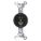 RECEPTACLE, SINGLE, 10-20R, 125/250V AC, 20 A, BLACK, 3 POLE/3 WIRE, SCREW TERMINALS