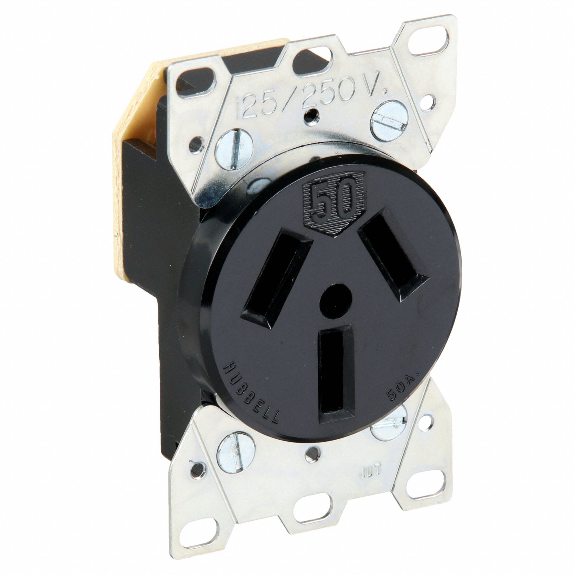 PRISE,3 HP,125/250 VCA,50 A,DROITE