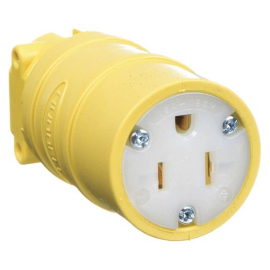 515R, 15 A, Straight Blade Connector 5Z872HBL1547 Grainger