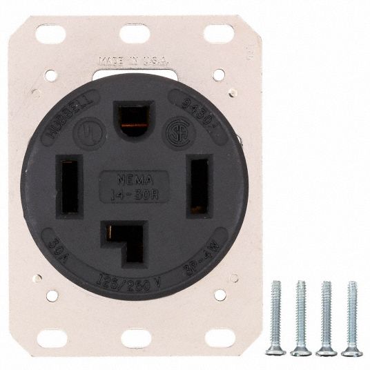 8 X HBL9430A Hubbell Receptacle 30a 125/250v 3 Pole 4 Wire Grounding for sale online 