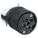 STRAIGHT BLADE PLUG, 14-30P, 30 A, 125/250V AC, BLACK, 3 POLES