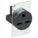 RECEPTACLE, SINGLE, 6-30R, 250V AC, 30 A, BLACK, 2 POLE/3 WIRE, SCREW TERMINALS