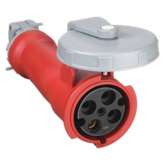 100 A, 480V AC, Watertight Pin and Sleeve Connector - 5Z927|HBL4100C7W ...