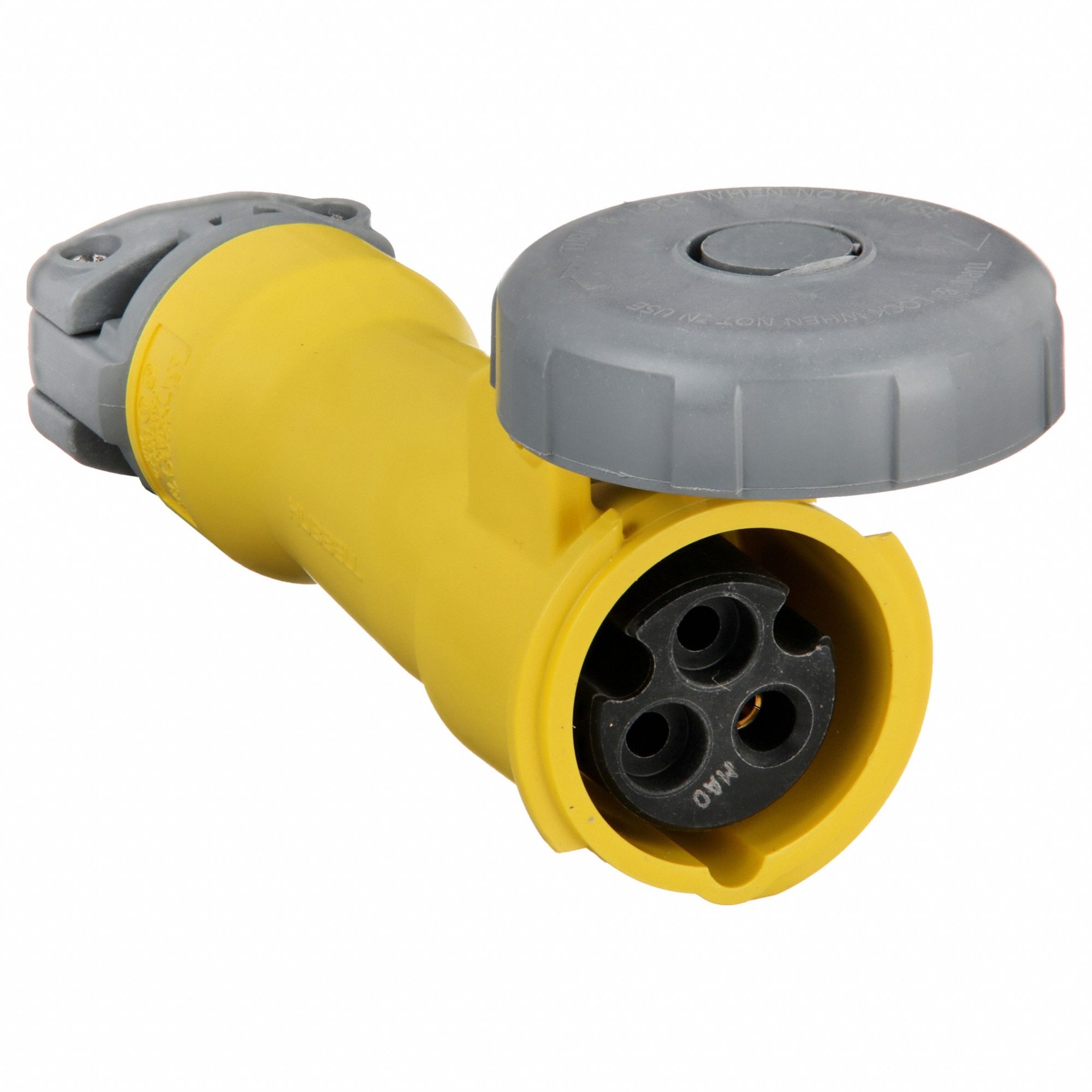 Watertight Pin and Sleeve Connector: 20 A, 125V AC, 1 hp Horsepower Rating, IEC Grounding