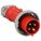 IEC PIN AND SLEEVE PLUG, 30 A, 480V AC, IEC GROUNDING, 15 HORSEPOWER RATING