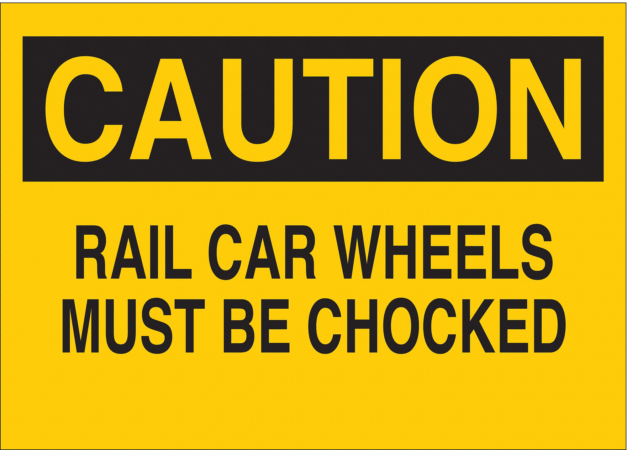 CAUTION SIGN, ALUMINUM, 14 IN WIDTH, 10 IN HEIGHT, YELLOW