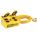 PLUG-IN GFCI WITH CORD, 6 FT CORD, 15 A MAX, 120V AC, YELLOW