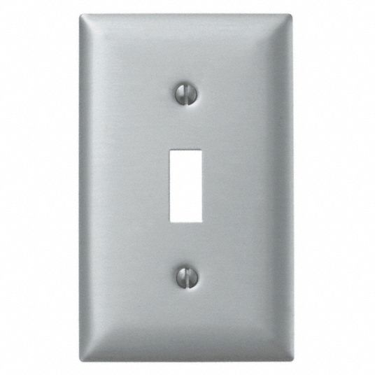 Toggle, Aluminum, Toggle Switch Wall Plate - 5Z992|SA1 - Grainger