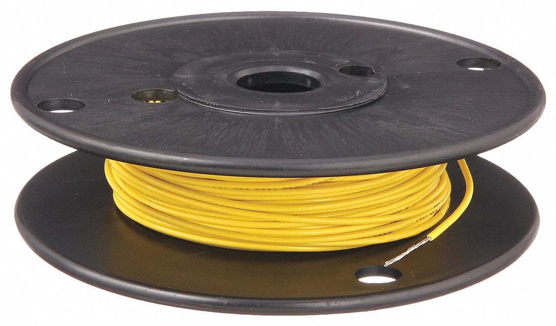 CAROL HOOKUP WIRE,22AWG,100FT,YEL - Hookup Wire - WWG5ZDF5