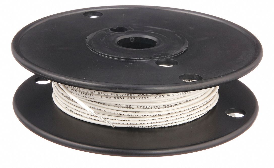 CAROL, 18 AWG Wire Size, Black, Hookup Wire - 5ZDG5