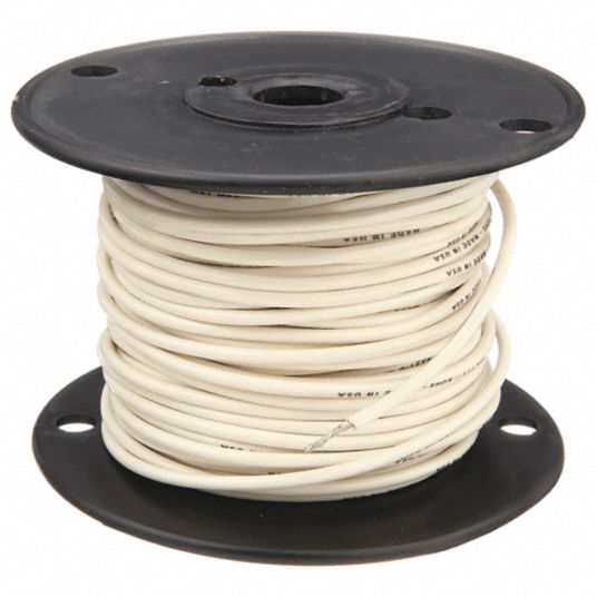 CAROL, 16 AWG Wire Size, White, Hookup Wire - 5ZDH3