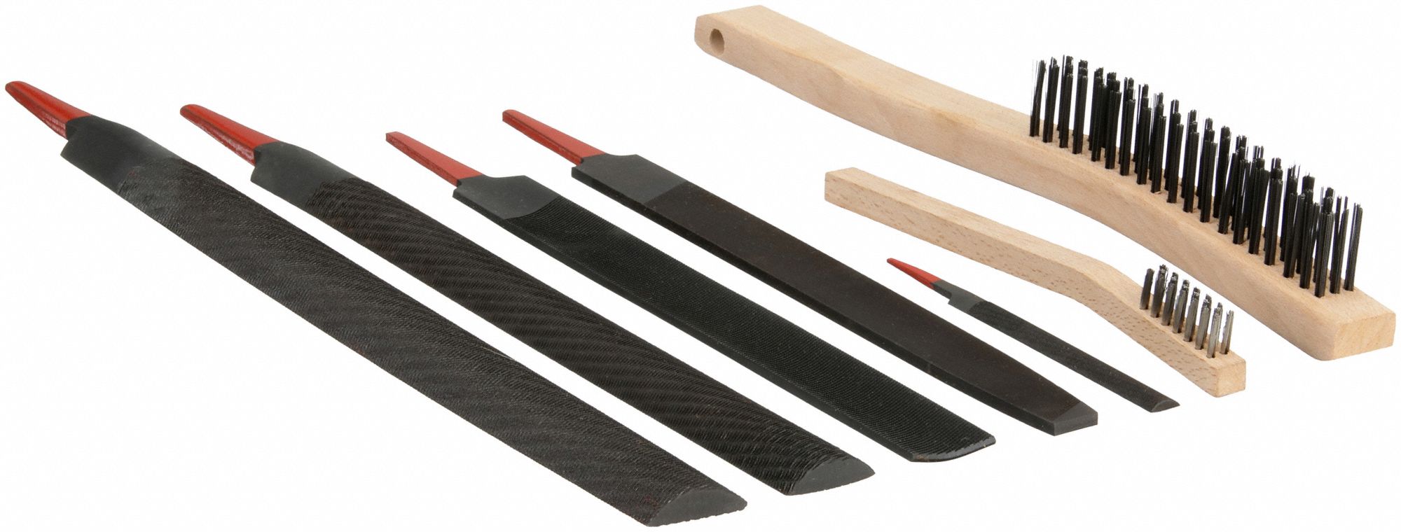 WELDERS FILE SET, 7 PIECES, BASTARD CUT, BOX