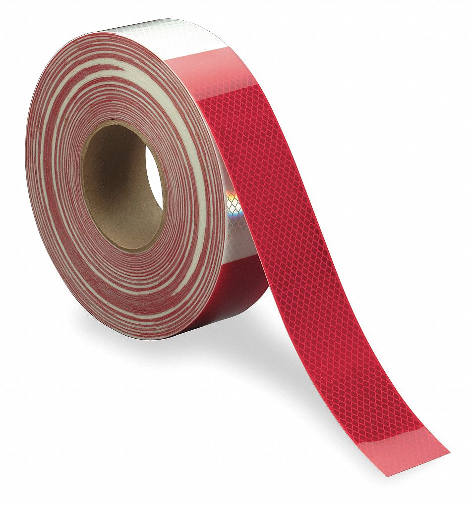 Marking/Trailers, Red/White, Premium Grade Reflective Tape 5ZG02983