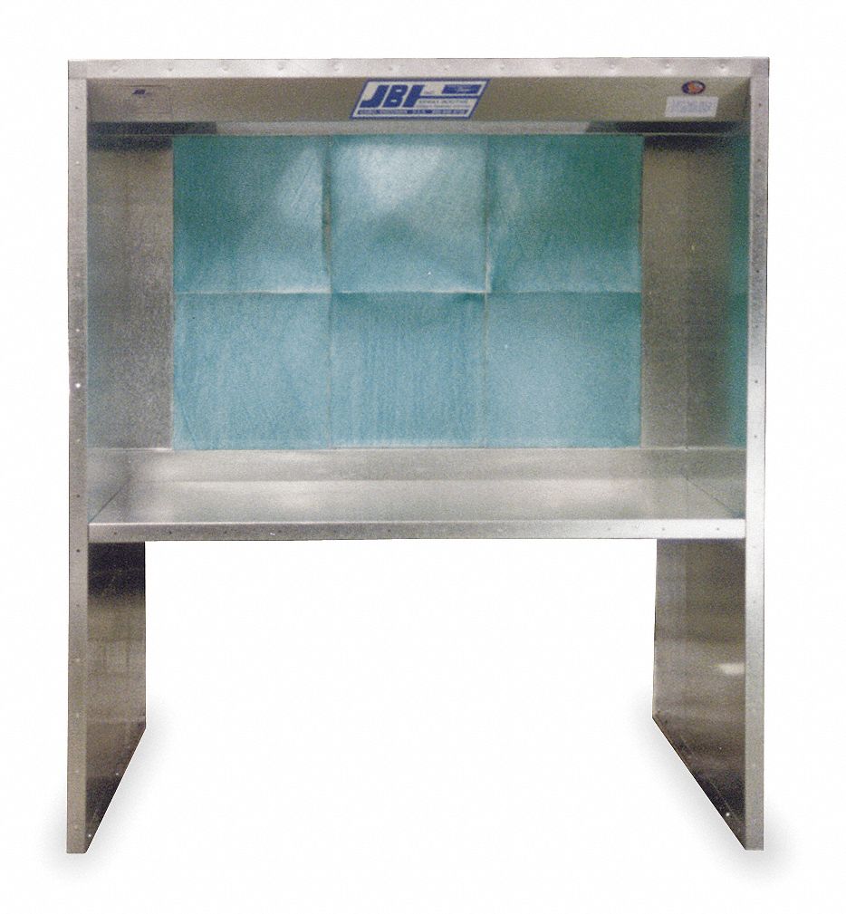 5 ft x 4 ft Bench Style Paint Spray Booth Grainger