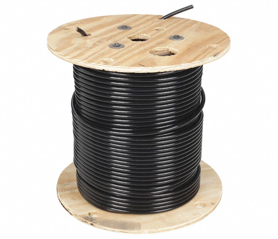SOUTHWIRE Cable para Construcción, 600VCA, 1 AWG, 19, 194°F, Negro ...