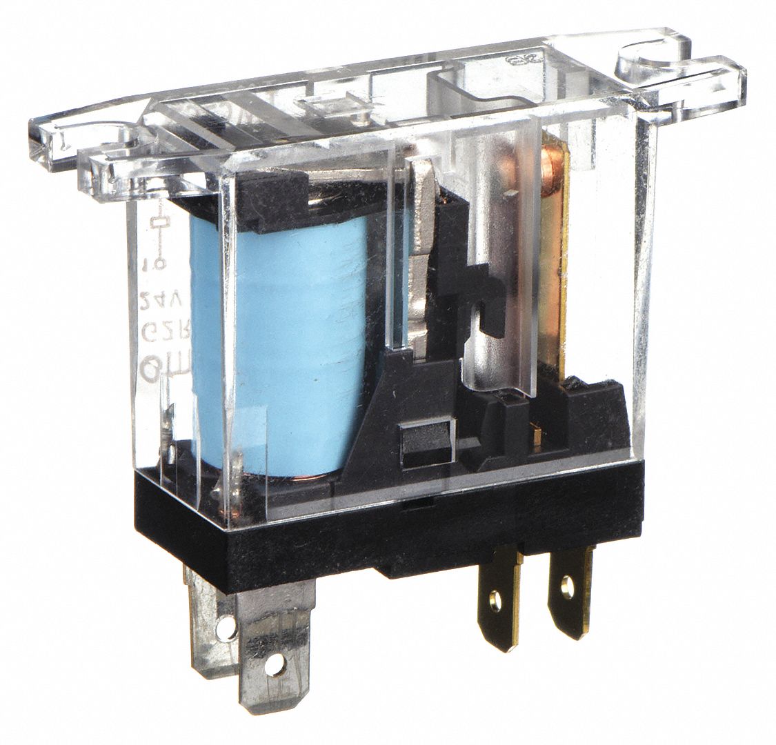 Flange Mount Relay: Surface (Top Flange) Mounted, 10 A Current Rating, 24V DC, SPST-NO