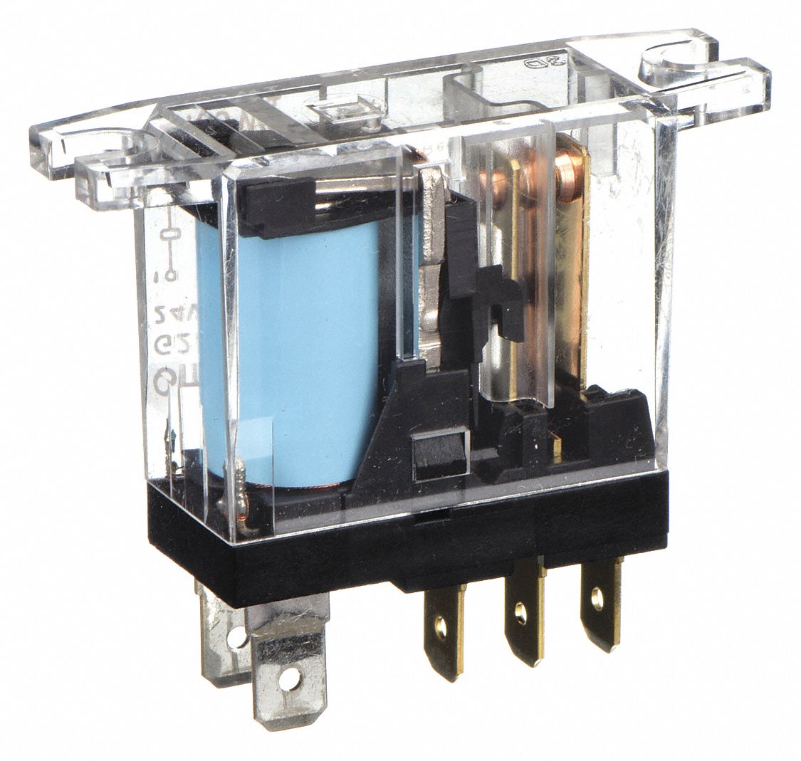 Flange Mount Relay: Surface (Top Flange) Mounted, 10 A Current Rating, 24V DC, SPDT