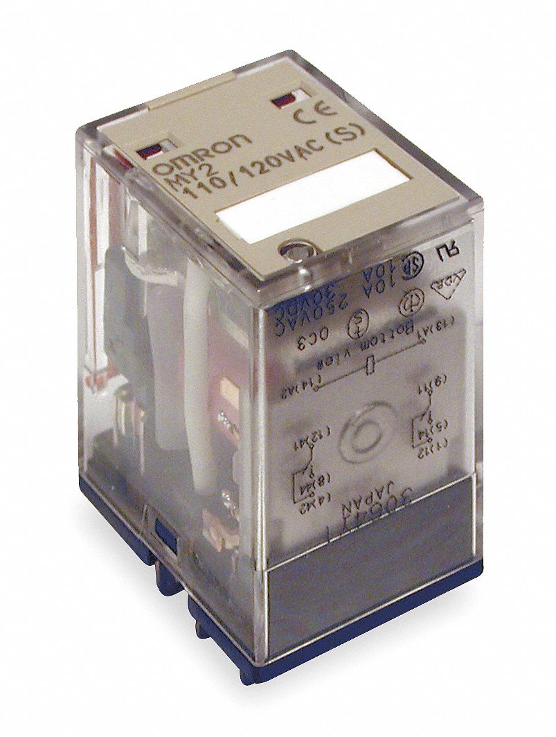 OMRON General Purpose Relay, 120V AC Coil Volts, 5A 240V AC Contact