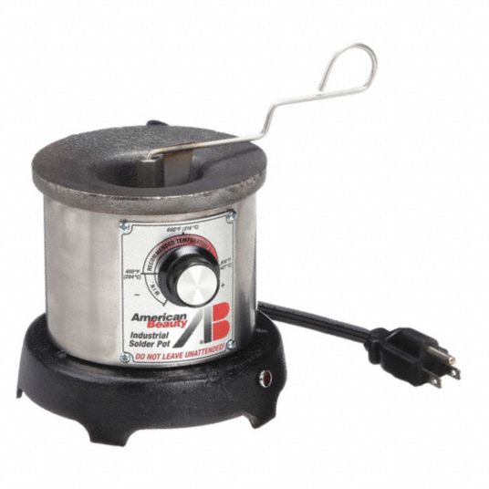 AMERICAN BEAUTY, 320 W, 1 lb Capacity, Solder Pot - 5ZHE9