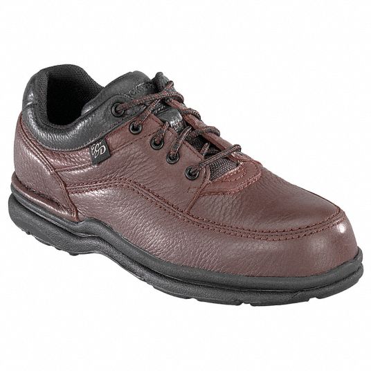 ROCKPORT WORKS Oxford Shoe, 11, M, Men's, Brown, Steel Toe Type, 1 PR ...