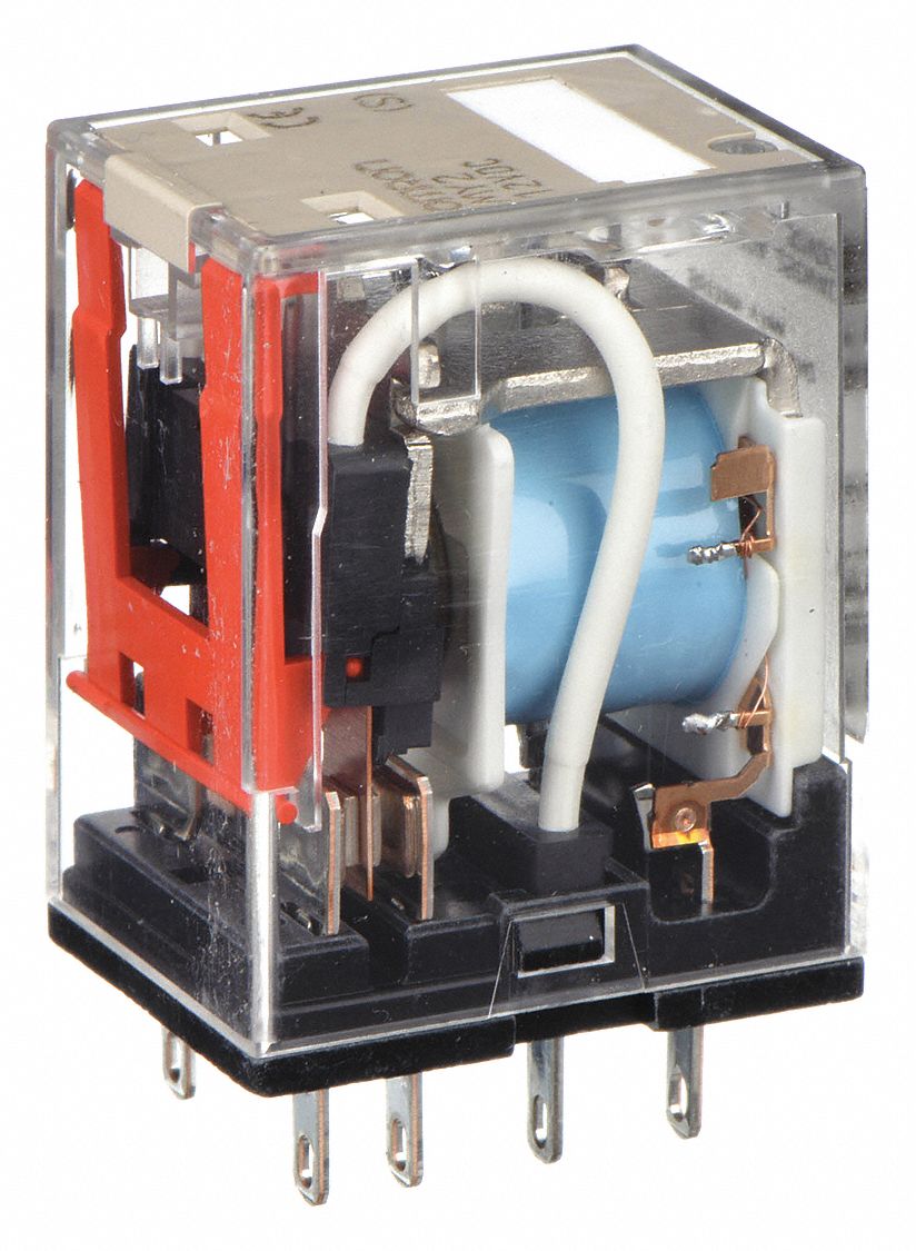 General Purpose Relay: Socket Mounted, 10 A Current Rating, 12V DC, 8 Pins/Terminals, DPDT