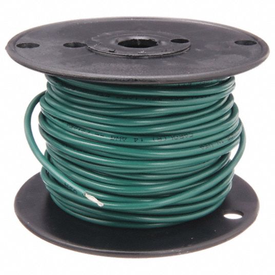 CAROL, 14 AWG Wire Size, Green, Hookup Wire - 5ZJL6