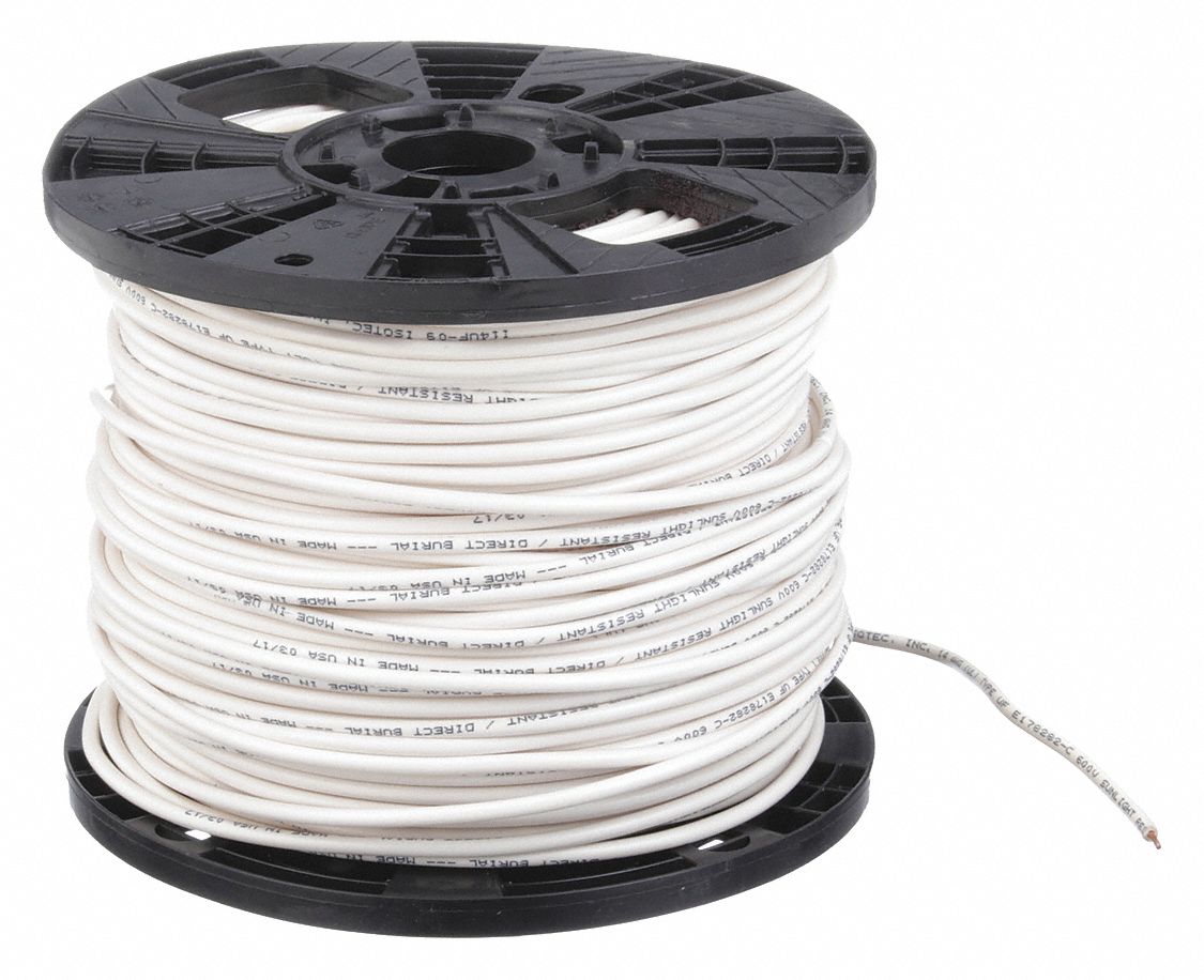 1 Conductors, 14 AWG Wire Size, Irrigation Cable 5ZJR6141UF09P.38.02