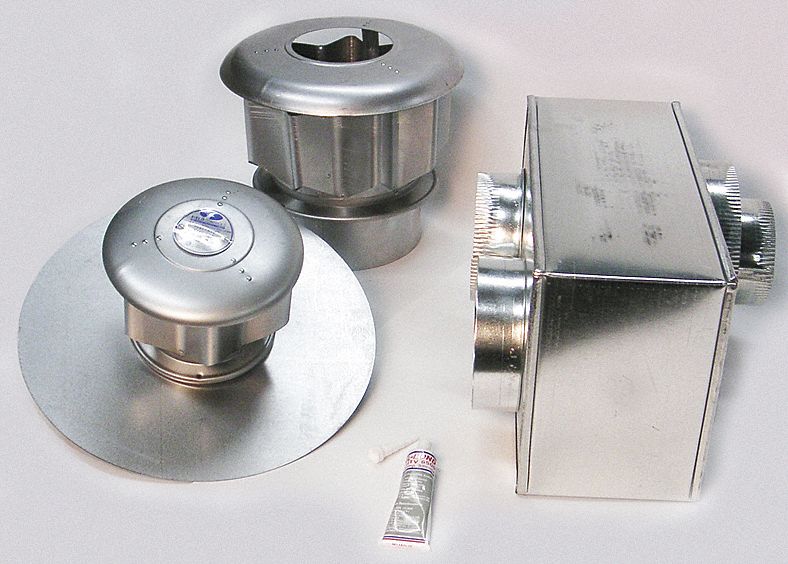 DAYTON Venting Venting For Gas Heaters, Unit Heaters, 4DG06 to 4DG45