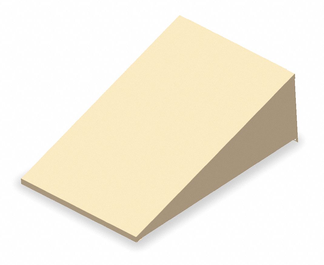 Locker Sloping Top: 12 in x 18 in x 6 1/2 in, For 12 in Locker Wd, Steel, Powder Coated