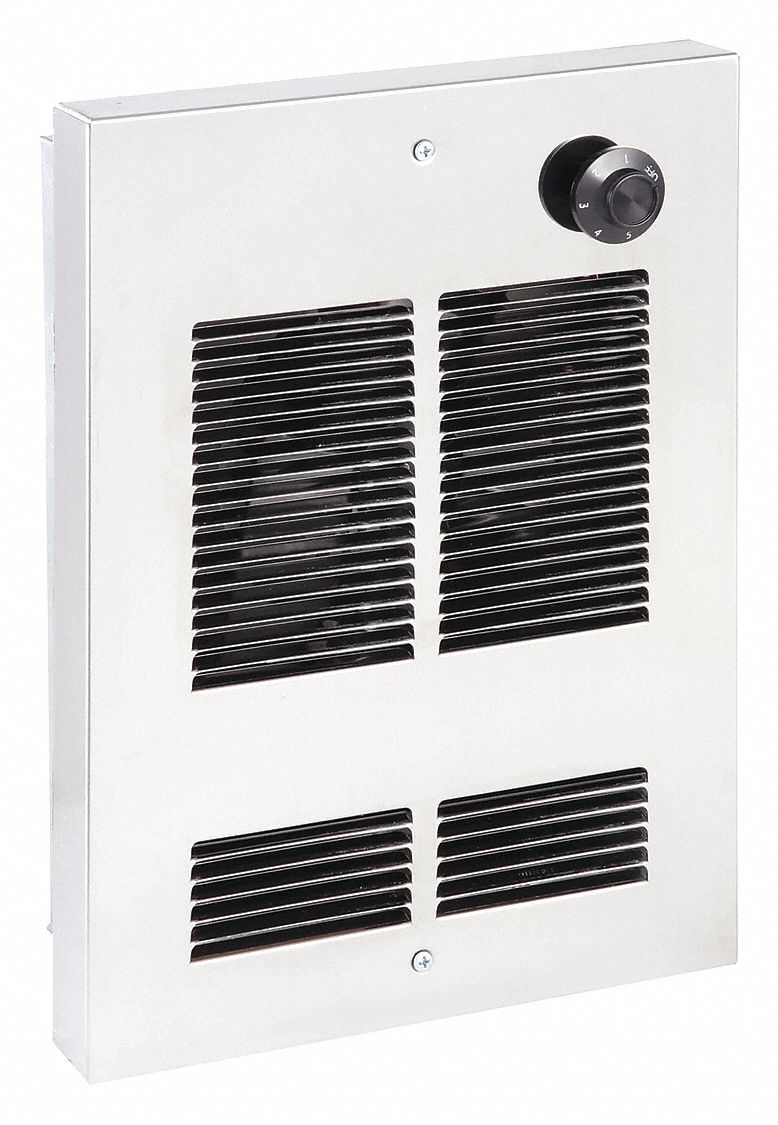 RECESSED ELECTRIC WALL-MOUNT HEATER, 750/1,000W, 208/240V ACASE, 208/240V AC, 1-PHASE