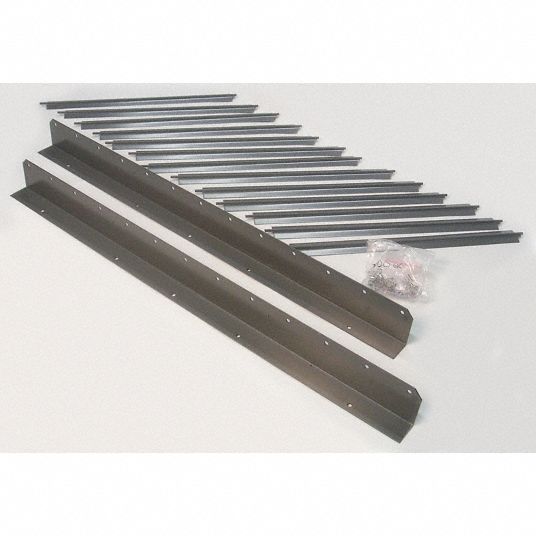 DAYTON Vertical Louver Kits, Steel, 18 1/2 in x 2 1/2 in x 7/16 in 5ZKA45ZKA4 Grainger
