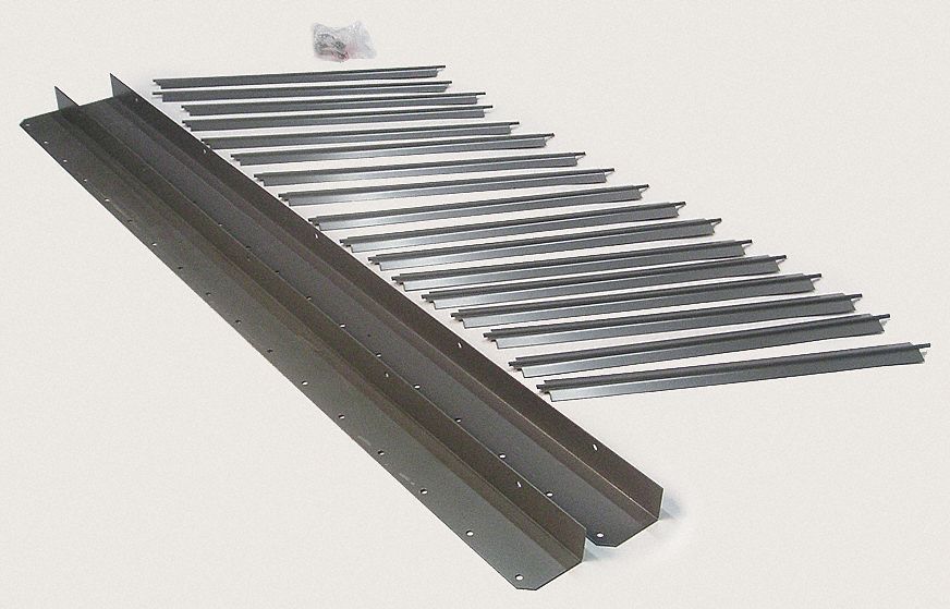 DAYTON Vertical Louver Kits, Steel, 18 1/2 in x 2 1/2 in x 7/16 in 5ZKA65ZKA6 Grainger