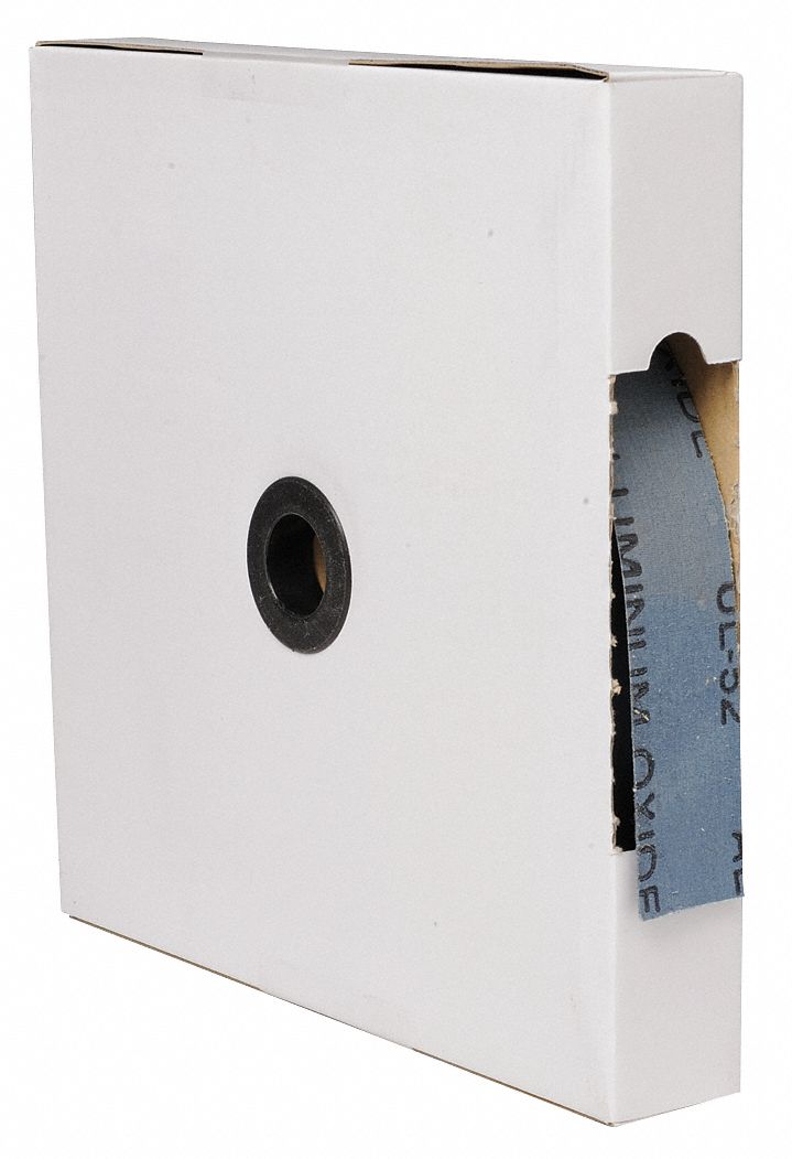 Abrasive Roll 1 W x 150 ft L 120G Blue