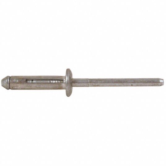 Inch, 1 25/64 in Overall Lg, Blind Rivet,1 97/250