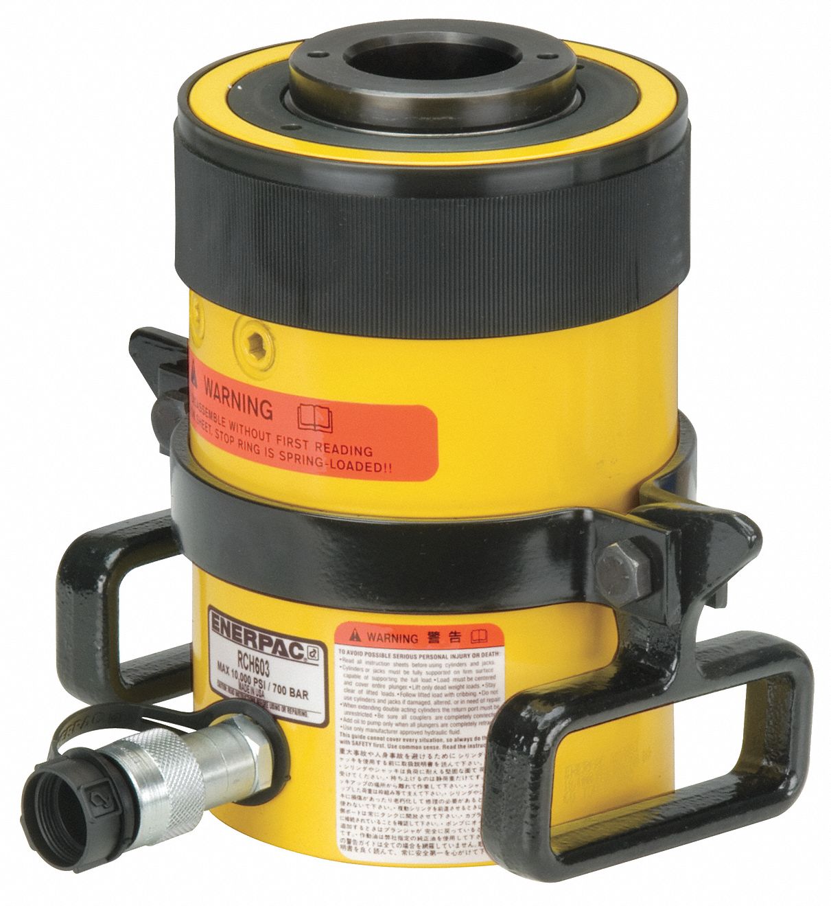 ENERPAC, 60 ton Nominal Capacity, 3 in Nominal Stroke Lg, General Purpose Hydraulic Ram 5ZL54