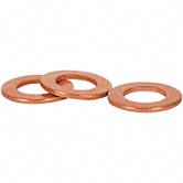 Seal 33mm x 42mm x 1.5mm Pack of 2 Flat Bango *Top Quality! Copper washers 