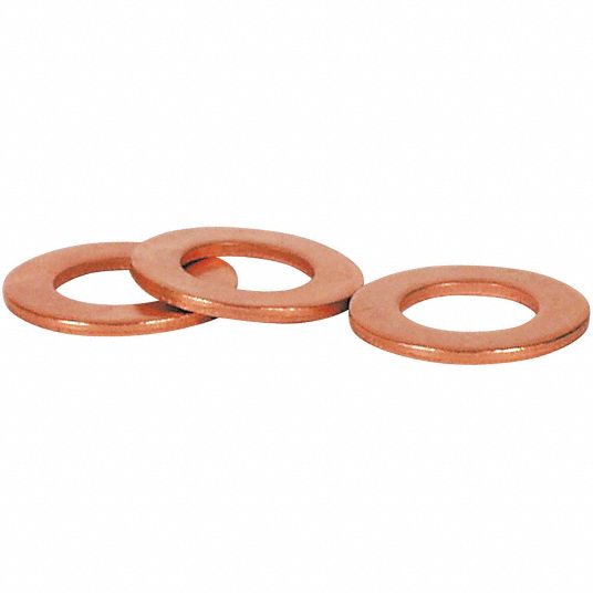 GRAINGER APPROVED Sealing Washer, Copper, 26mm OD, PK25 5ZLU85ZLU8 Grainger