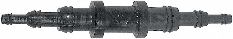 Barbed Fitting Coupling: 1/8 in ID x 1/4 in ID Fitting Size, Barbed, Nylon, 5 PK