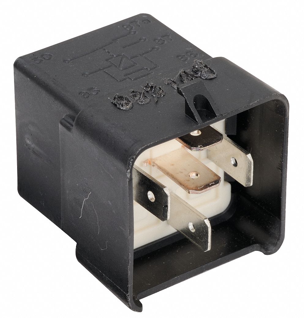 GRAINGER APPROVED Automotive Relay, 12VDC, 20A @ 12V, 5 Pins, SPDT, Pin