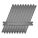 FLOOR SCRAPER BLADE,6 IN W,SILVER,PK10