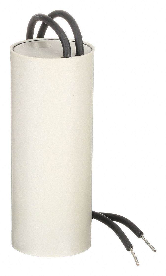 DRY-FILM HID CAPACITOR, 15 MFD RATING, 400V AC, 1¾ IN D, 3¾ IN H