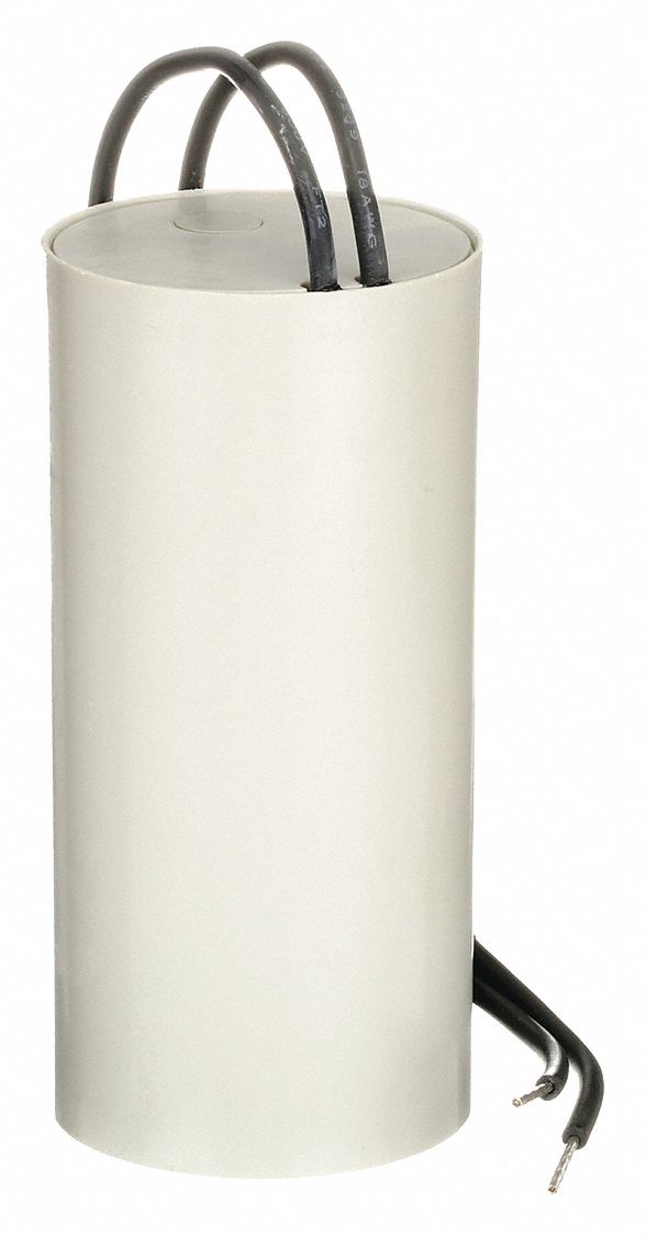 ADVANCE Dry-Film HID Capacitor: 8 uF Capacitor Rating, 300V AC, 1 1/4 in Overall Dia