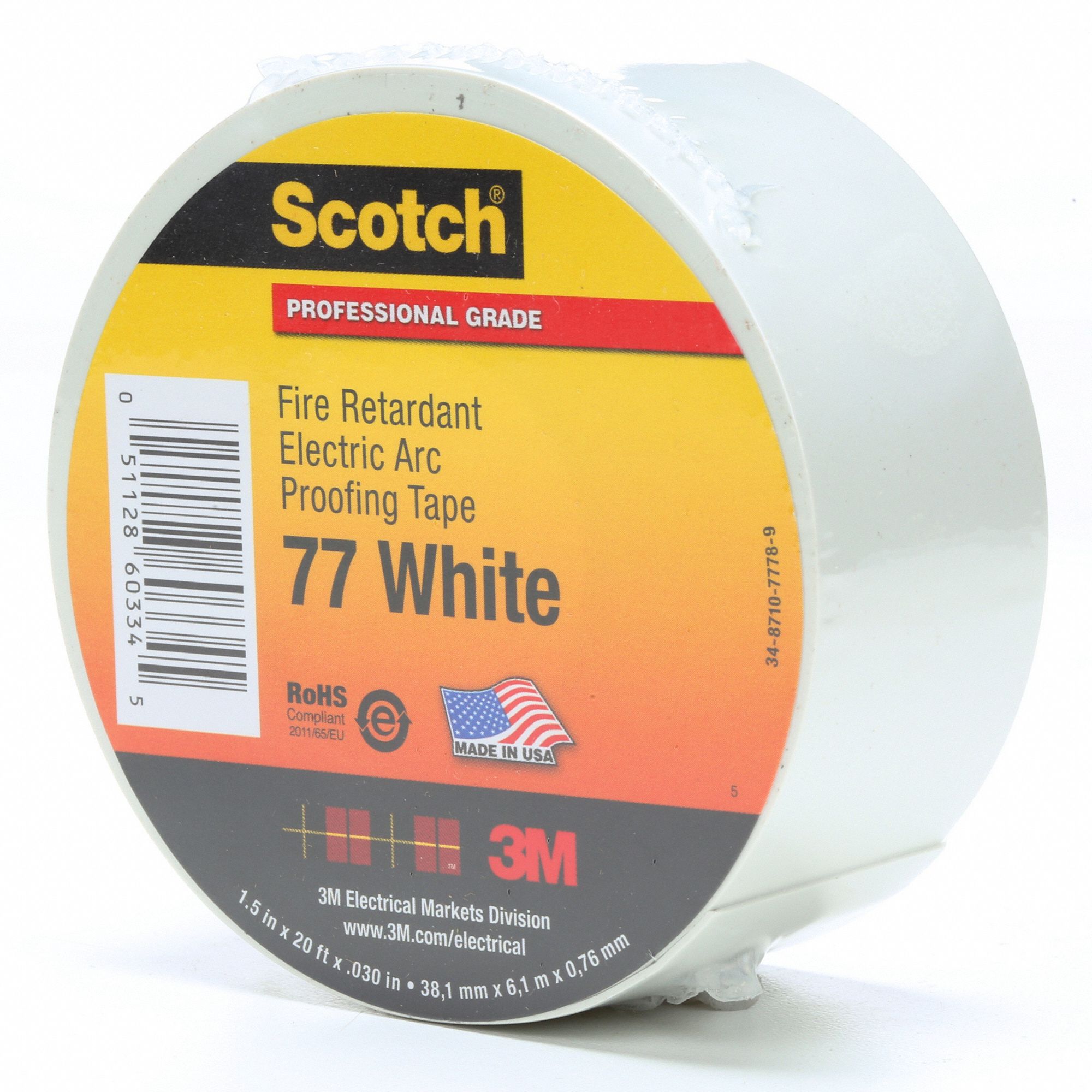 3M Insulating Electrical Tape: Arc Proofing, 3M™, Scotch®, 77 ...