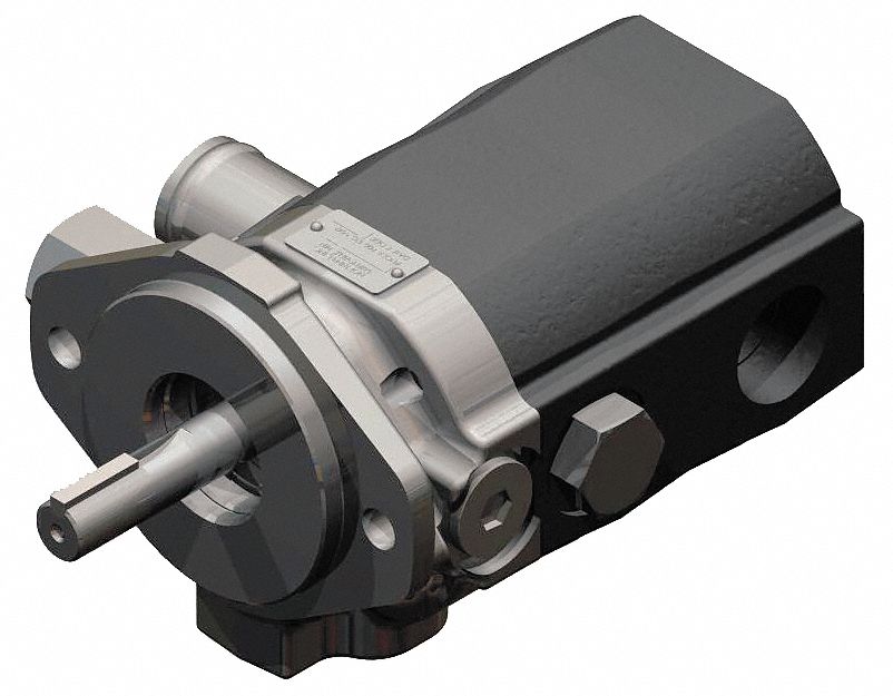 CONCENTRIC GEAR PUMP,2 STAGE,3600 RPM,22 GPM Hydraulic Two Stage Gear