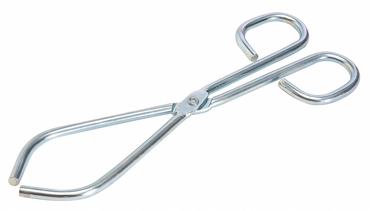 9 in Overall Lg, Steel, Beaker Tongs - 5ZPV3|5ZPV3 - Grainger