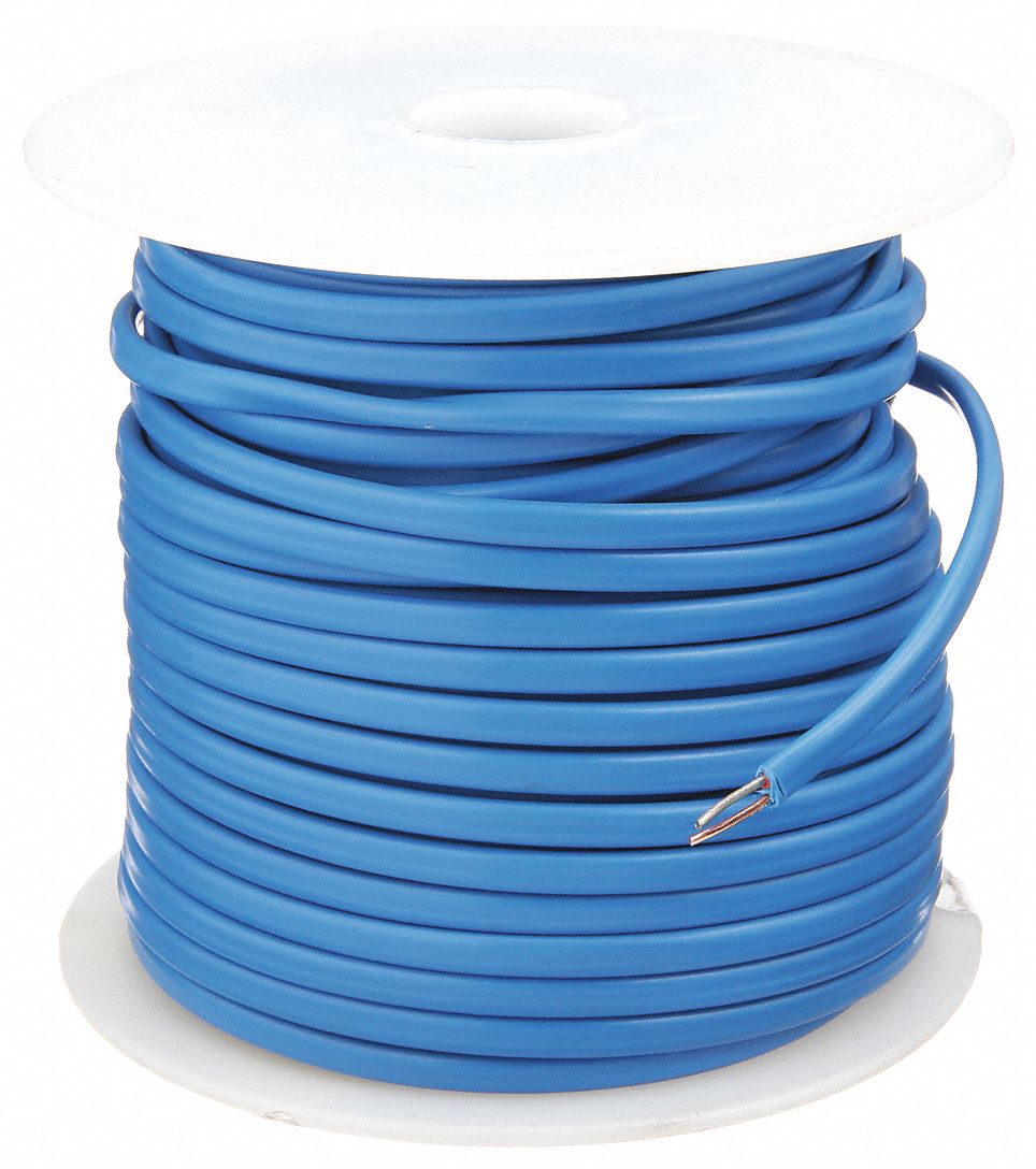 THERMOCOUPLE WIRE, TYPE T, 20 AWG WIRE SIZE, 100 FT WIRE L, SOLID, POLYVINYL