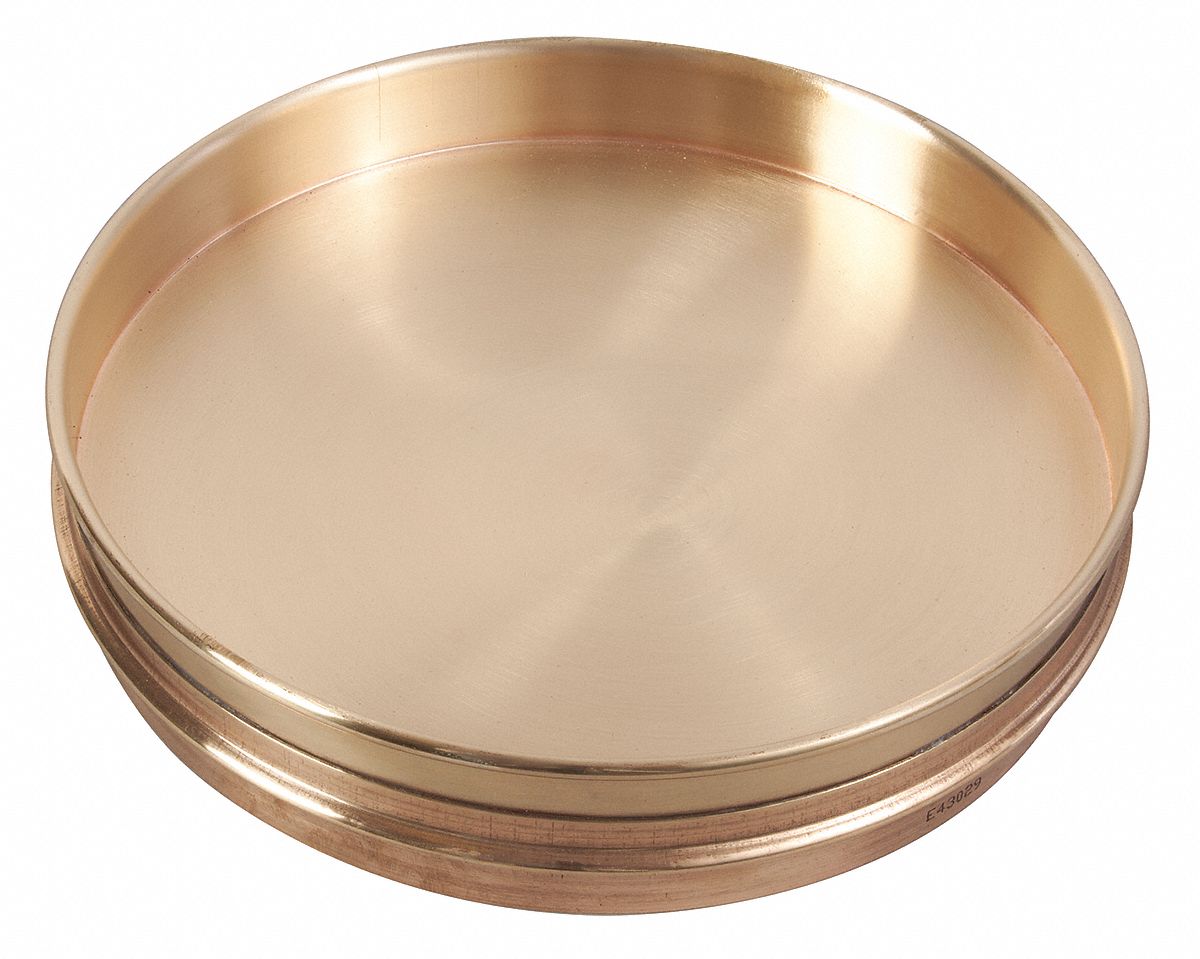 Grainger Approved Sieve Separator Pan Brass 200 Mm Dia 25 Mm