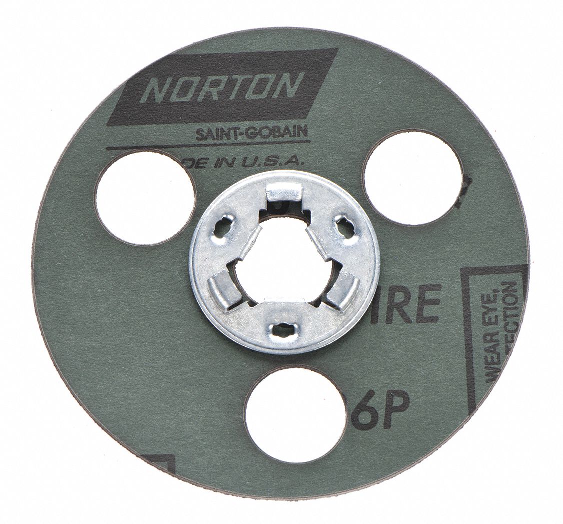 Fiber Disc: 4-1/2" x GL Quick-Change, Zirconia Alumina, 80 Grit, BlueFire AVOS F826P