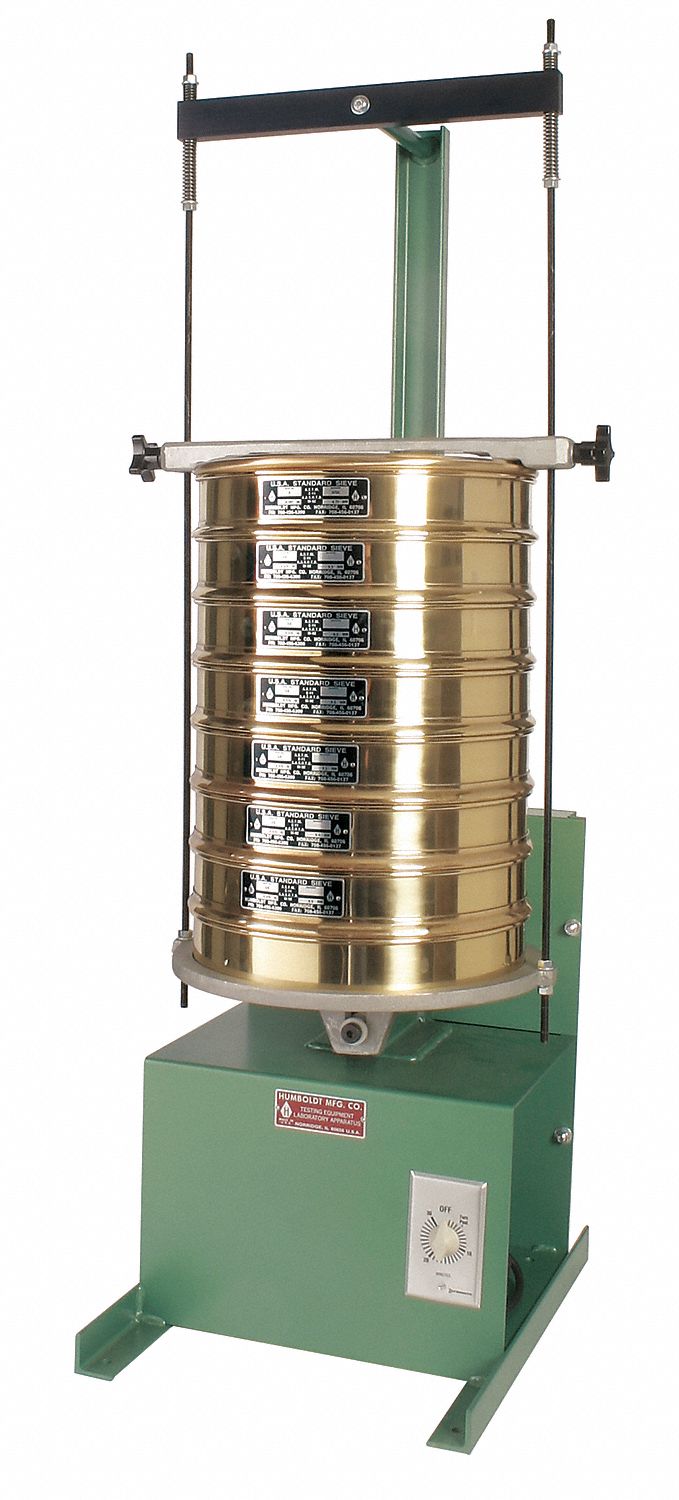 HUMBOLDT Larger Capacity Motorized Sieve Shaker 10 in_12 in_8 in Sieve Dia 5ZRA05ZRA0 Grainger