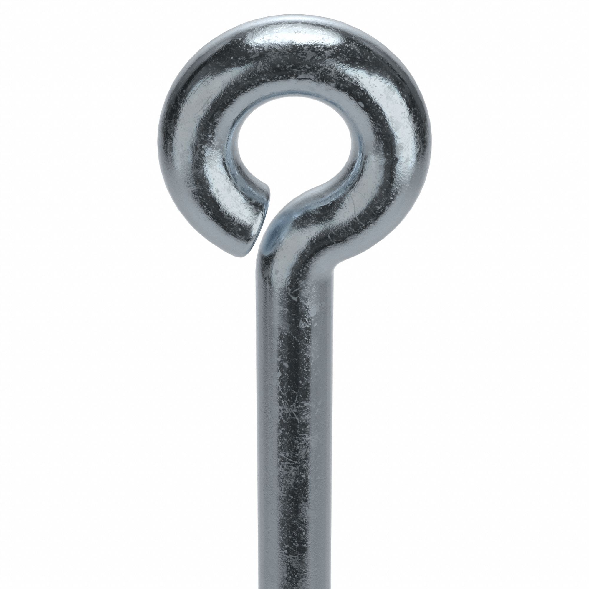 GRAINGER APPROVED Routing Eye Bolt Steel, Zinc Plated, 1/2"13 Thread Size, 9 3/16 in Shank Lg